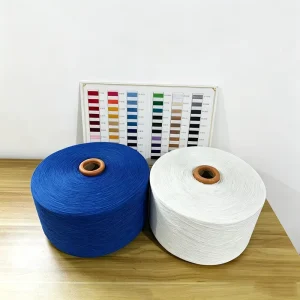 Taishi Factory Direct Custom Open End Recycled Anti Bacteria Ne0.5s Ne30s Cotton Polyester Blended Yarn for Knitting Weaving