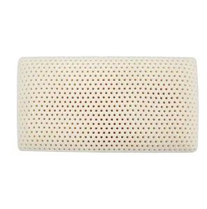 Talalay Natural Latex Pillow Medium Support Bed Pillow with Removable Cotton Cover