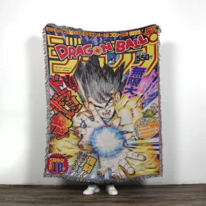 Tapestry Jacquard Woven Throw Blanket Unique Anime Design Custom Tassels Four Seasons 35% Cotton 65% Polyester