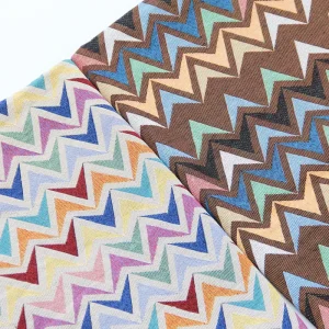 Tapestry Upholstery Fabric DIY Custom Design Pattern LOGO Yarn Dyed Jacquard Fabric Use for Tapestry Clothing