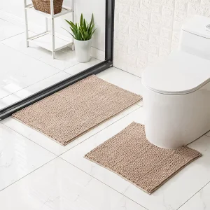 Tapis De Bain Super Absorbent Bath Mat Quick Drying Bathroom Rug Mats Water Absorbent Non Slip Fluffy Bath Mat