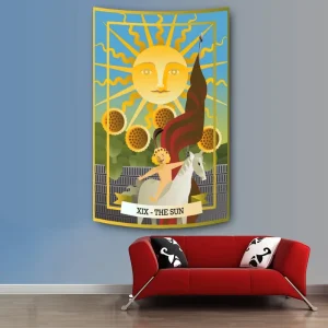 Tarot Cards Tarot Deck Beauty and Beast Design Printing Wall Hanging Tapestry