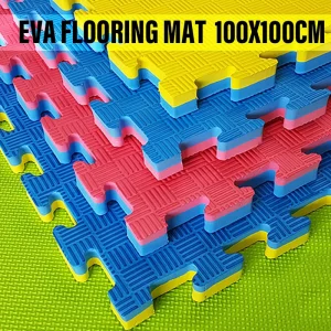 Tatami EVA Interlocking Foam Floor Tiles for Home Workout Kids’ Play Areas Puzzle Exercise Mat for Karate and Judo