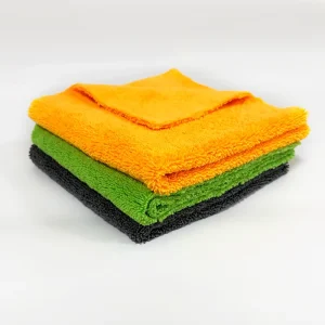 Tavelya Car Drying Towel Coral Fleece Microfiber Towel Super Absorbent High Low Pile Dual Pile Scratch Free Professional