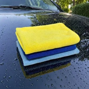 Tavelya Warp Knitted Microfiber Car Towel Super Heavy Duty Fast Dry Lint Free 300GSM Factory Direct Sale B2B Bulk