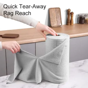 Tear Off Kitchen Towel Roll Disposable Cleaning Cloth Super Absorbent Oil Proof Lazy Dishcloth