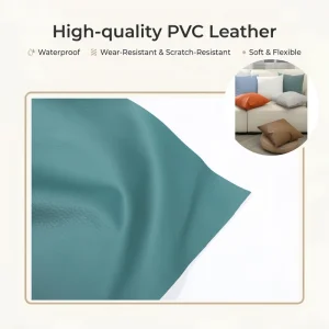 Tear Resistant Soft Touch Waterproof Scratch Resistant Automotive PVC Leather