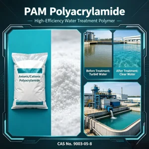 Technical Grade Non ionic Polyacrylamide PAM Powder for Industrial Coating and Paint Wastewater