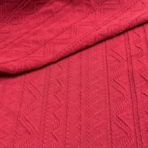 Telas Textiles 100% Polyester Jacquard Weft Knitted Yarn Dyed Fabric Medium Weight for Girls Women’s Garments Home Textiles