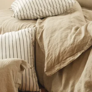 Temperature Balance French Plain Flax Duvet Set Fast Shipment Factory Direct Global Distributor Linen Bedding