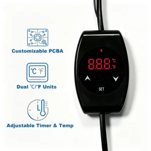 Temperature Controller Thermostat Controlled Reptile Heating Pad Temperature Regulator for Pet Care