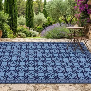Tent Outdoor Rug Waterproof Carpet Patio Lawn Deck PP Materials Outdoor Mat Custom UV Resistant Outdoor Runner Rugs
