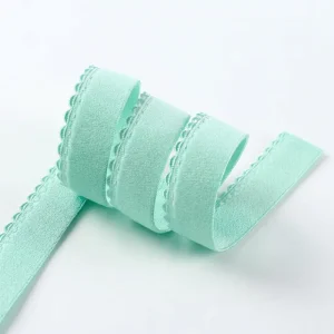 Textile Accessories Bud Edge Plush Elastic Webbing Band Nylon Soft Webbing Strap for Clothes Underwear Sewing DIY