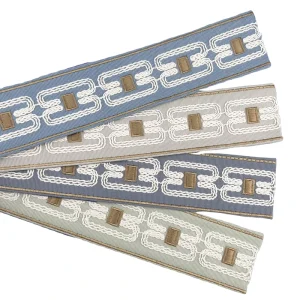 Textile Accessories Embroidery Lace Decorations Jacquard Ethnic Ribbon Trim for Curtain Sofa