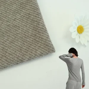 Textile Fabrics RTN Rayon Polyester Nylon Spandex Fancy Rib Knitting Fabric for Clothing