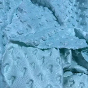 Textile Minky Velvet Blanket Fabric 100% Polyester Super Soft Heart shaped Throw Pillow Decorative Fabric