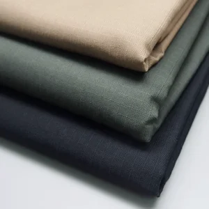 Textiles Fabrics Manufacturing Supplier Woven Tc Polyester cotton Anti tear Workwear Uniform Ribstop Ripstop Fabrics