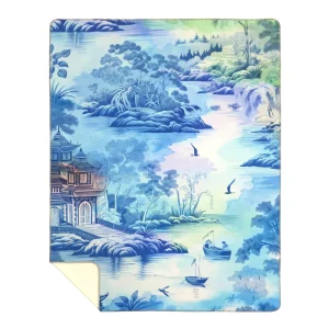 The Living Room and Bedroom Blankets Have Exquisite and Luxurious Patterns and the Fabric Is Comfortable and Soft