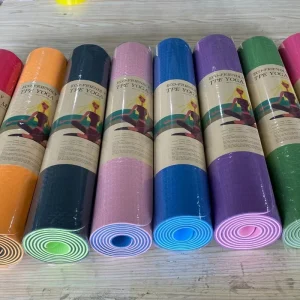 Thermoplastic Elastomer Yoga Mat Non Slip Shock Absorbing Quiet 183cm Home Use Professional Available Multiple Sizes