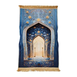 Thick 8cm 70x110cm Polyester Terylene Printed Design Alien Shape Modern Minimalist Prayer Mat for Living Room