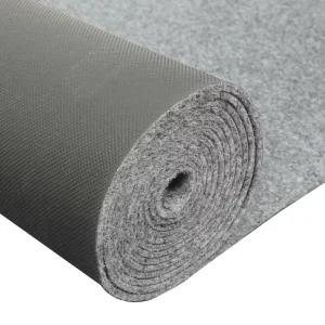 Thick Gray Carpet With Anti Slip Backing PVC Rubber Bottom for Outdoor Weddings & Commercial Events Runner Rugs