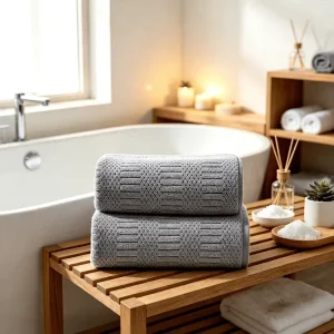 Thick High Quality Microfiber Bath Towels Quick Dry Highly Absorbent Eco Friendly Hypoallergenic Antimicrobial Woven Adult Use