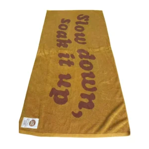 Thick Jacquard Cotton Beach Towel Custom Logo