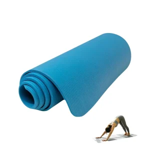 Thick Non Slip Yoga Mat for Exercise Fitness Sit up Mat Home Use Men Women Shock Absorption Soundproof Extra Wide Mat