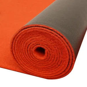 Thick Red Carpet With Anti-Slip Backing PVC Rubber Bottom for Outdoor Weddings Church Stage & Commercial Events Runner Rugs