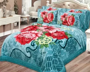 Thick Super Soft 100% Polyester Classic Style High Quality Raschel Blanket