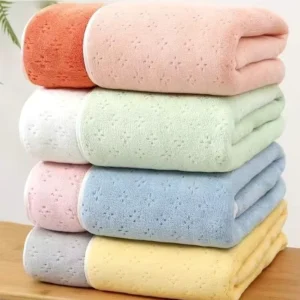 Thick Towel Quick Drying with Water Absorption and No Shedding of Hair Composite Bath Towel Two color Bath Towel Quick Drying