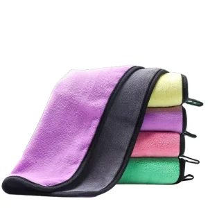 Thickened Large size Double sided Car Towel Microfiber Lint free Highly Absorbent Quick drying Edge Wrapping