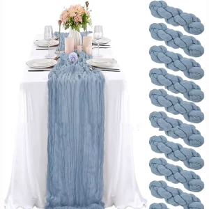 Thickened Pleated Cloth Table Flag Holiday Party Wedding Arrangement Decoration Crumpled Cloth Table Flag