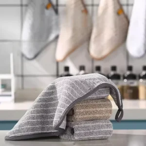 Thickened Polyester Microfiber Kitchen Towels Custom Print High Absorption Quick Dry Eco Friendly Easy Cleaning for Home Kitchen