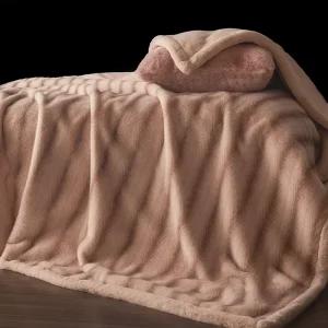 Thickened Raschel Blanket Winter Double Wedding Fleece Blanket