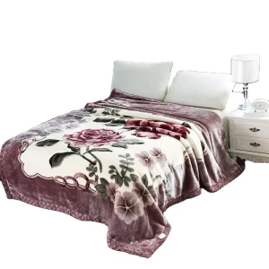 Thickened Raschel Blanket Winter Double Wedding Fleece Blanket