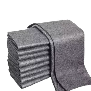 Thickened Reusable Streak Free Microfiber Magic Cleaning Towel 30x30cm Grey for Glass and Car Washing