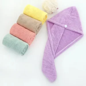 Thickened Soft Skin Friendly Quick Dry Microfiber Wrap Hair Drying Cap Towel Microfiber Hair Towel Hair Towel