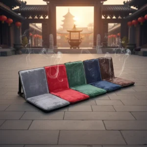 Thickened Solid Thin Head Custom Print Long Padded Backrest Strap Blanket Outdoor Travel Portable Backrest Folding Carpet