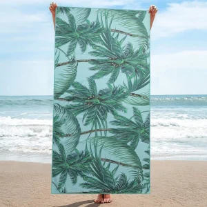 Thickened Waffle Weave Beach Towel XL Large Size Skin Friendly Soft Bath Sheet Compact Water Absorbent Beach Blanket for Outdoor