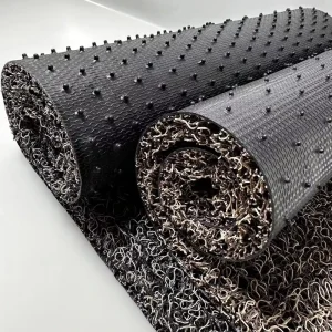 Thickness 15MM Nylon Puzzle Washable Coil Mat Roll Shaggy Mat Non Slip Backing Floor Carpet for Bedroom Bathroom Hotel Kitchen
