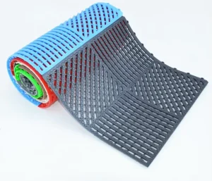 Thin PVC Bath Mats for Home Hotel and Pool for Bathroom Floor Coverage