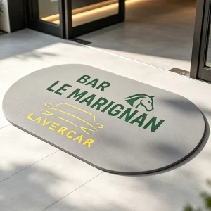 Thin Polypropylene Door Mat Anti Slip Dust Removal Eco Friendly Pet Friendly Handmade Floor Mat Home Outdoor Use