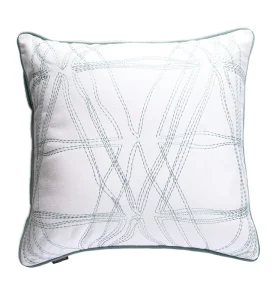 Thread Embroidery Throw Pillow Covers at Fashionable Custom Two sides Color Stylish Cotton Cushion Cover