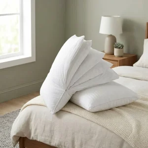 Three Layer Adjustable Bed Pillow Removable Loft Down Alternative Bedroom Pillow OEM