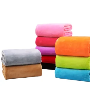 Throw Bed Blanket Custom Coral Fleece Blanket for Winter Sublimation Flannel Sherpa