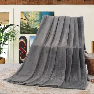 Throw Blanket Custom Multicolor Soft Coral Fleece Flannel Blanket in Bulk