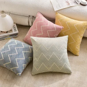 Throw Pillow Case Square Decorative Throw Pillow Covers Sofa Cushion Throw Pillows for Home Decor