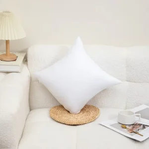 Throw Pillow for Couch Pillows or Bed Decorative Insert Square 100% Polyester Indoor Pillows for Sleeping Comfortable