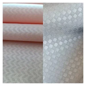 Tight Weaving Rich Concave convex Layer 100% Polyester Woven Embossed Textile Fabric